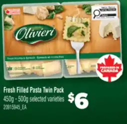 Real Canadian Superstore FRESH FILLED PASTA TWIN PACK 450G-500G offer