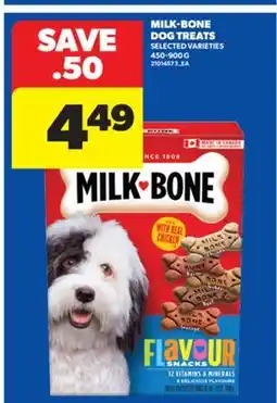 Real Canadian Superstore MILK-BONE DOG TREATS, 450-900 G offer