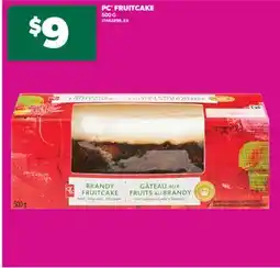 Real Canadian Superstore PC FRUITCAKE, 500 G offer