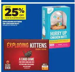 Real Canadian Superstore EXPLODING KITTENS OR CHICKEN BUTT offer