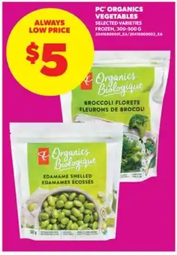 Real Canadian Superstore PC ORGANICS VEGETABLES, 300-500 G offer