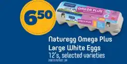 Real Canadian Superstore NATUREGG OMEGA PLUS LARGE WHITE EGGS, 12'S offer