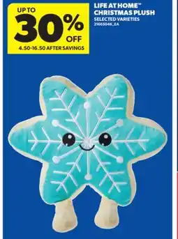Real Canadian Superstore LIFE AT HOME CHRISTMAS PLUSH offer