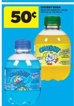 Real Canadian Superstore CHUBBY SODA, 250 ML offer
