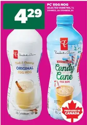 Real Canadian Superstore PC EGG NOG, 1 L offer