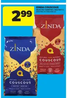 Real Canadian Superstore ZINDA COUSCOUS, 600/907 G offer