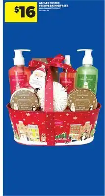 Real Canadian Superstore ASHLEY FOSTER FESTIVE BATH GIFT SET offer