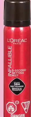 Real Canadian Superstore L' ORÉAL PARIS INFALLIBLE SETTING SPRAY offer