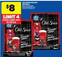 Real Canadian Superstore OLD SPICE HOLIDAY GIFTSETS offer