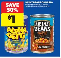 Real Canadian Superstore HEINZ BEANS OR PASTA, 398 ML offer