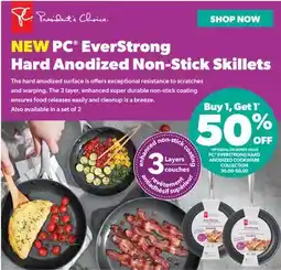 Real Canadian Superstore PC EVERSTRONG HARD ANODIZED COOKWARE COLLECTION offer