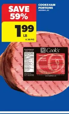 Real Canadian Superstore COOKS HAM PORTIONS offer