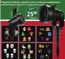 Sushi Shop Ind/Out Pattern Projector, 6 replacement card offer