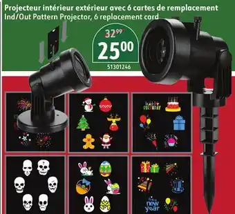 Sushi Shop Ind/Out Pattern Projector, 6 replacement card offer