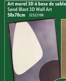 Sushi Shop Sand Blast 3D Wall Art 50x70cm offer