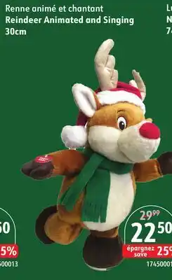 Sushi Shop Reindeer Animated and Singing offer