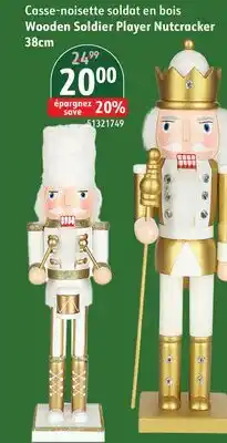Sushi Shop Wooden Soldier Player Nutcracker offer