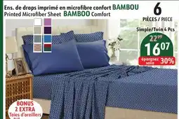 Sushi Shop Printed Microfiber Sheet BAMBOO Comfort offer