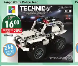 Sushi Shop 246pc White Police Jeep offer