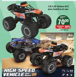 Sushi Shop 1:8 2.4G Voiture R/C avec lumière et son offer