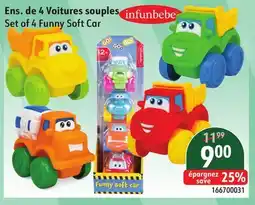 Sushi Shop Set of 4 Funny Soft Car offer