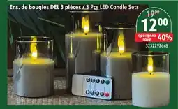 Sushi Shop 3 Pcs LED Candle Sets offer