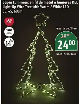 Sushi Shop Light-Up Wire Tree with Warm / White LED offer