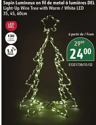 Sushi Shop Light-Up Wire Tree with Warm / White LED offer