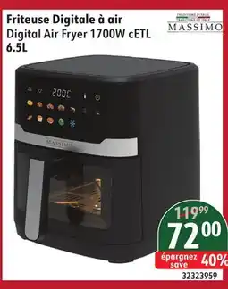 Sushi Shop Digital Air Fryer 1700W cETL 6.5L offer