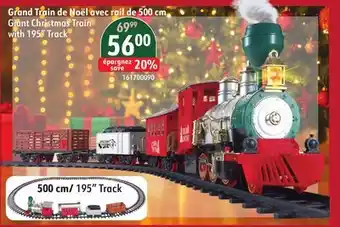 Sushi Shop Giant Christmas Train with 195 Track offer