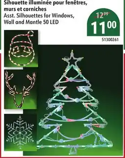 Sushi Shop Asst. Silhouettes for Windows, Wall and Mantle 50 LED offer