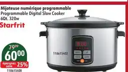 Sushi Shop Programmable Digital Slow Cooker 6Qt. 320w offer