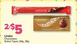 PharmaChoice Lindor Chocolates offer