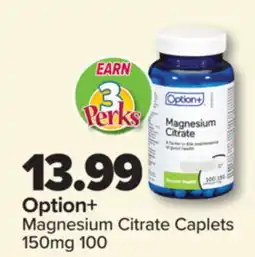PharmaChoice Option+ Citrate Caplets offer