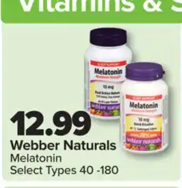 PharmaChoice Webber Naturals Melatonin offer