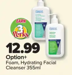 PharmaChoice Option+ Foam, Hydrating Facial Cleanser offer