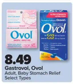 PharmaChoice Gastrovol, Ovol Adult, Baby Stomach Relief offer