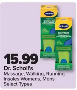 PharmaChoice Dr. Scholl's Massage, Walking, Running Insoles Womens, Mens offer