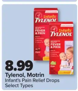 PharmaChoice Tylenol, Motrin Infant's Pain Relief Drops offer