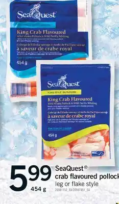 Fortinos SEAQUEST CRAB FLAVOURED POLLOCK, 454 g offer