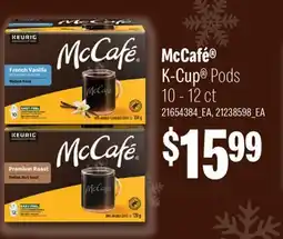 Fortinos MCCAFÉ K-CUP PODS, 10-12 CT offer