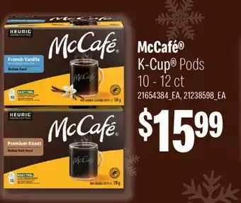 Fortinos MCCAFÉ K-CUP PODS, 10-12 CT offer