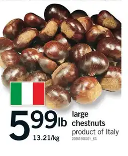 Fortinos LARGE CHESTNUTS offer