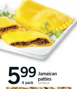 Fortinos JAMAICAN PATTIES, 4 pack offer