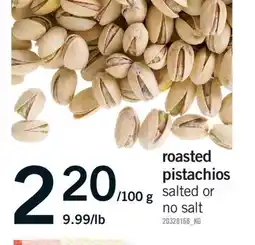 Fortinos ROASTED PISTACHIOS offer