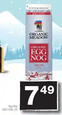 Fortinos EGG NOG offer