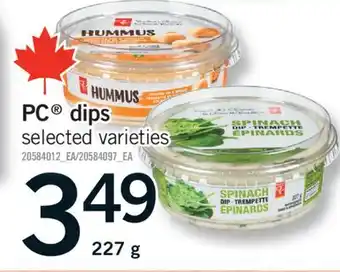 Fortinos PC DIPS, 227 G offer