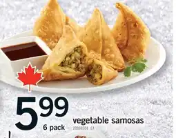 Fortinos VEGETABLE SAMOSAS offer