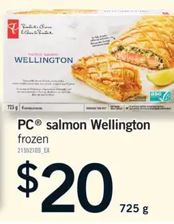 Fortinos PC SALMON SALMON WELLINGTON, 725 g offer
