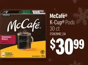 Fortinos MCCAFÉ K-CUP PODS, 30 CT offer